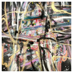Maria Esmar, Modern Lines, Acrylic