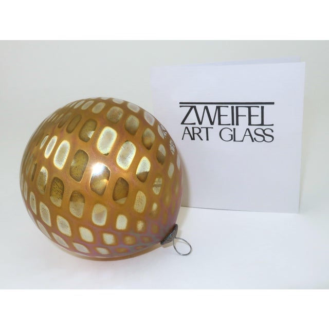 Art Glass Christmas Holiday Ornaments From Thames & Zweifel Studios, Set of 3 For Sale In Atlanta - Image 6 of 8