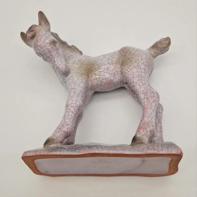 Ceramic Foal by Lilli Hummel-King for Karlsruhe Majolika, 1934, in Very Good conditions. Designed 1920 to 1949 This piece...