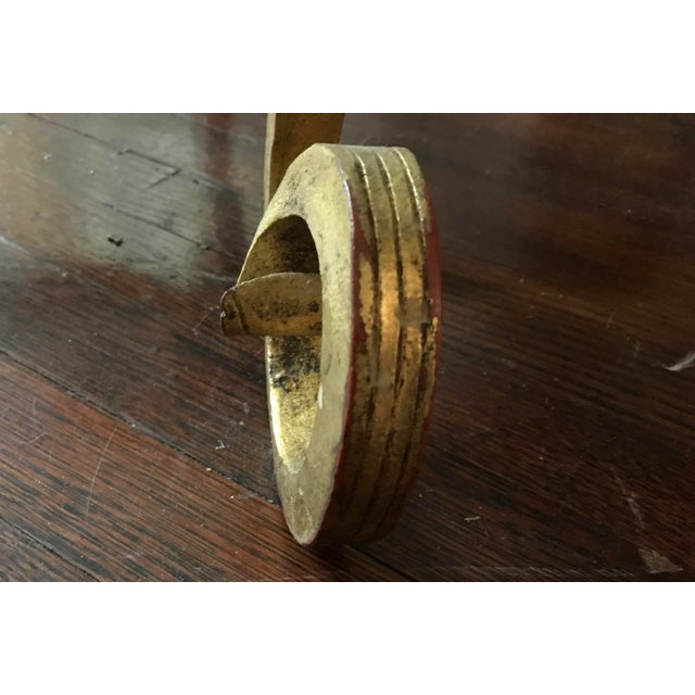 Brass Hollywood Regency Gold Gilt Wrought Iron Coffee Cocktail Table Exquisitely Large For Sale - Image 8 of 12