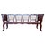 20th Century Large Catalan Bench in Walnut with Caned Seat For Sale - Image 9 of 18