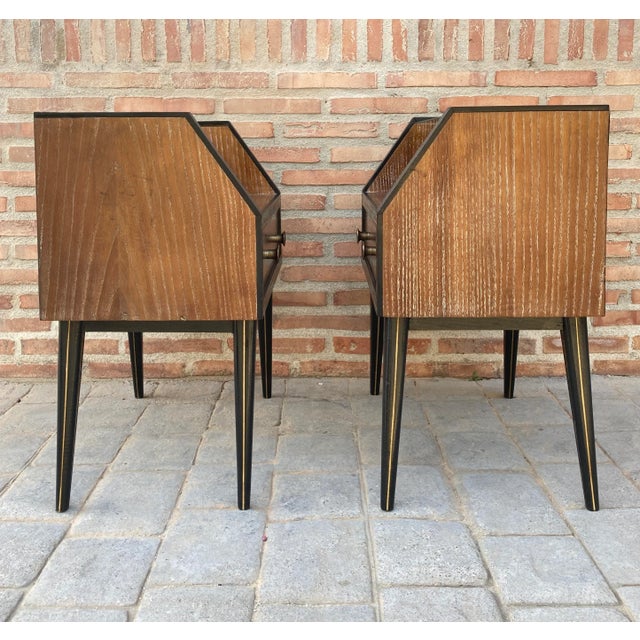 Mid-Century Italian Glass Nightstands, 1960s, Set of 2 For Sale - Image 18 of 18