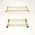 A stylish and extremely well made vintage French acrylic glass and gold plated drinks trolley, dating from the 1970’s. The...