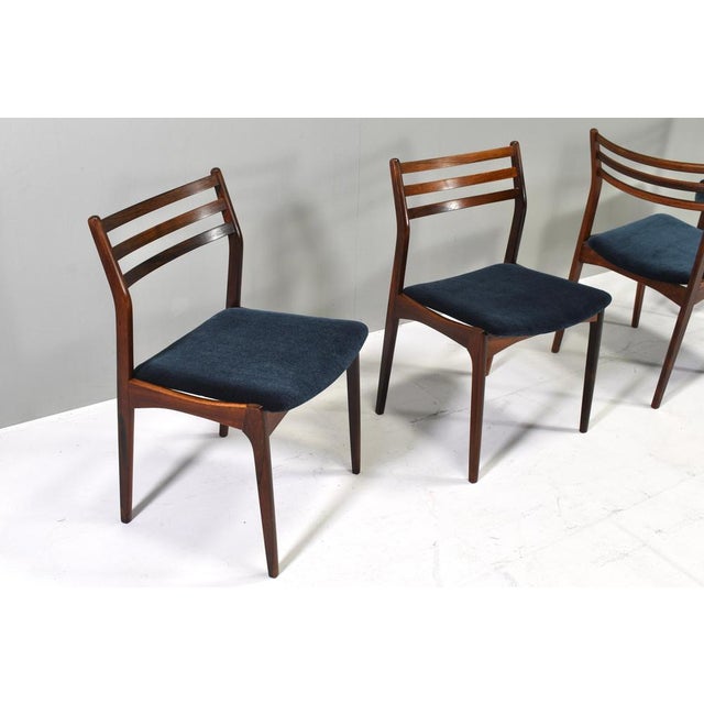Danish Chairs by J. Andersen, 1960s, Set of 4 For Sale - Image 14 of 18