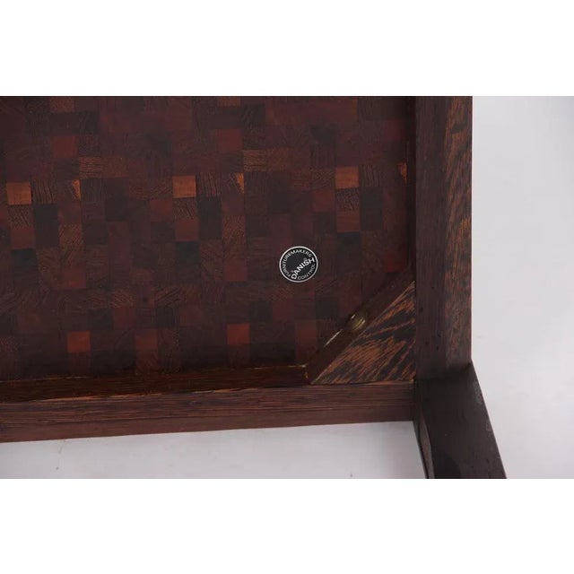 Tranekær Coffee Table in Wenge-End-Wood Mosaic, 1970s For Sale - Image 4 of 9