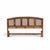 Wood Vintage Thomasville Woven Rattan King Headboard For Sale - Image 7 of 17