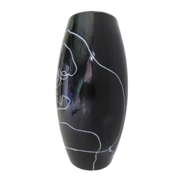 1990s Modern Finnish Design Pro Arte Series Ceramic Vase-Pauli Vuorisalo Arabia, Finland For Sale - Image 5 of 11