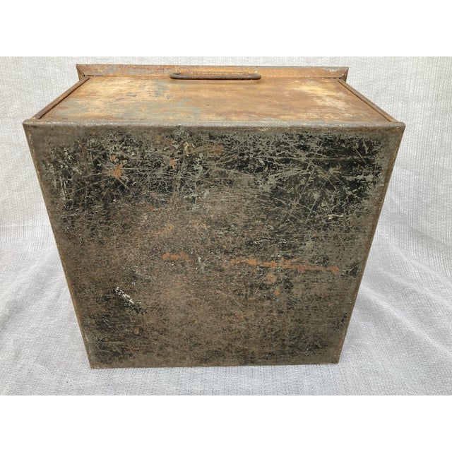 Antique Metal Cake Box For Sale - Image 11 of 12