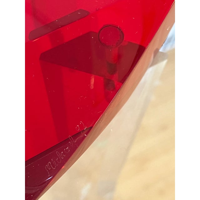 1970s Lucite Abstract Sculpture by Michael 1992 For Sale - Image 5 of 13
