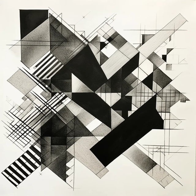 Contemporary # 20" X 20" Original Black and White Abstract Minimalist Limited Edition Print For Sale - Image 3 of 3