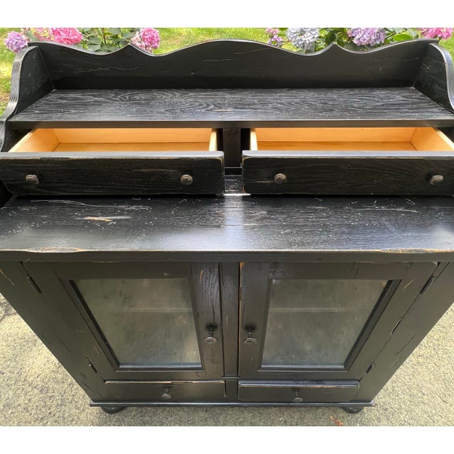 Broyhill Attic Heirlooms Dining Chest in Black For Sale In New York - Image 6 of 10