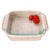 Artifacts Rattan Square Baker Basket with Pyrex in White Wash - 2 Pieces For Sale In Houston - Image 6 of 7