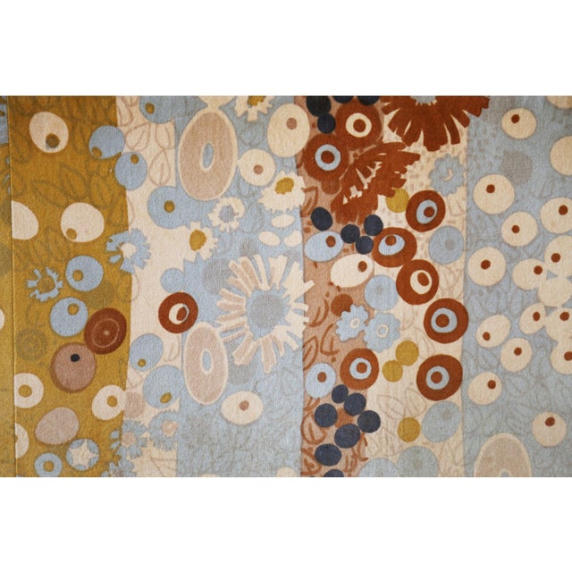 1960s Attributed to Milo Baughman for Thayer Coggin Sofa Jack Lenor Larsen Primavera For Sale - Image 14 of 15