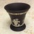 Add sophisticated vintage elegance to your collection with this **Vintage Mid-Century Modern Wedgwood Black Jasperware...