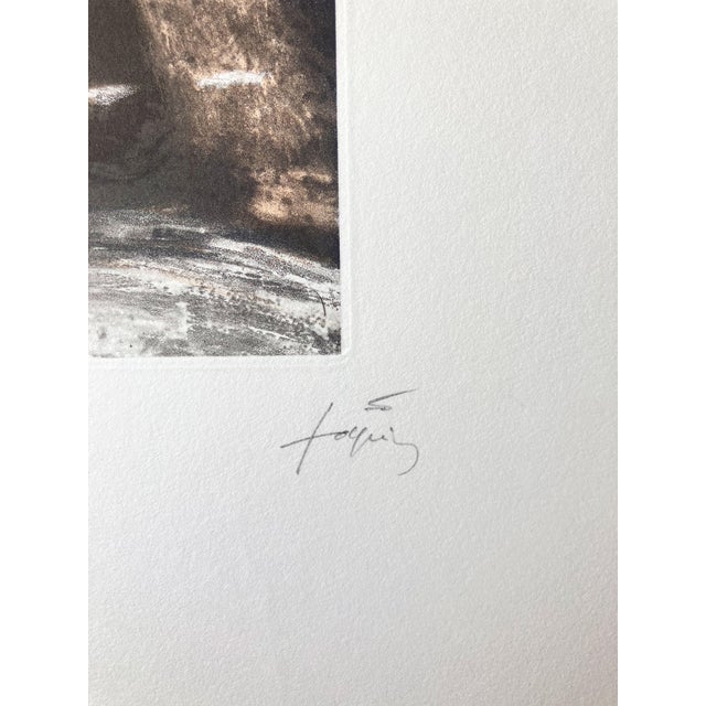 Abstract Antoni Tàpies Untitled Composition 1970 Reproduction Print For Sale - Image 3 of 7