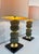 Art Deco Italian Grey Murano Glass Table Lamps, 2000s, Set of 2 For Sale - Image 9 of 15
