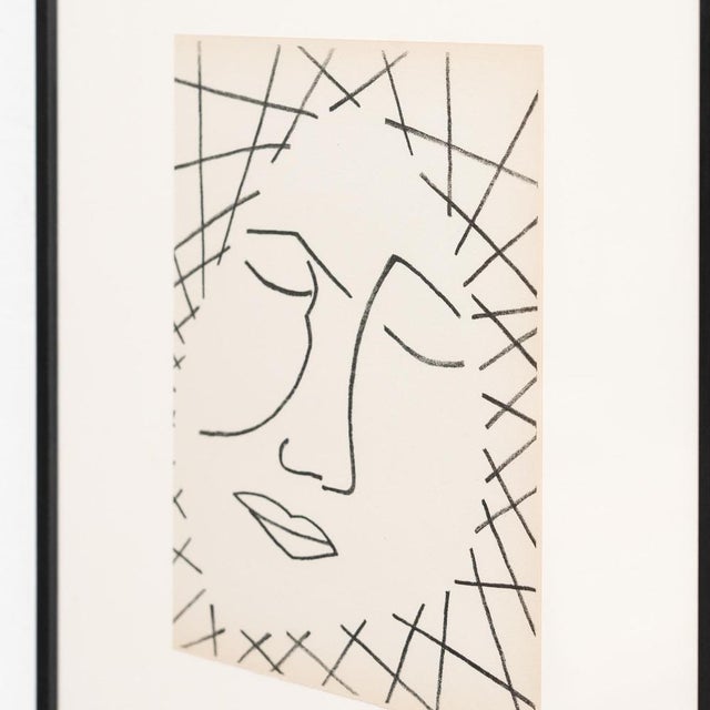 François Gilot, Untitled Face, 1951, Lithograph For Sale - Image 4 of 16