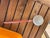 Metal Set of 6, Country French Enamel Orange Kitchenalia Utensil Holder Rack With 5 Ladles For Sale - Image 7 of 10