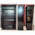 Vintage MCM Industrial Black Steel Tanker Bookcases Book Shelves W/ Adjustable Shelves, Set of 4 For Sale In Washington DC - Image 6 of 18