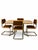 1981 Douglas Furniture of California Dining Table and Four Cantilever Chairs — 5 Pieces For Sale - Image 4 of 12