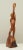 Brown Modern Abstract Figural Carved Walnut Sculpture For Sale - Image 8 of 13