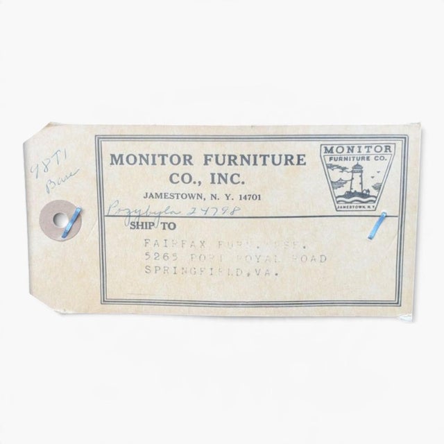 1960s Monitor Furniture Co. Inc Glass Front Display Secretary Bookcase For Sale In Washington DC - Image 6 of 6