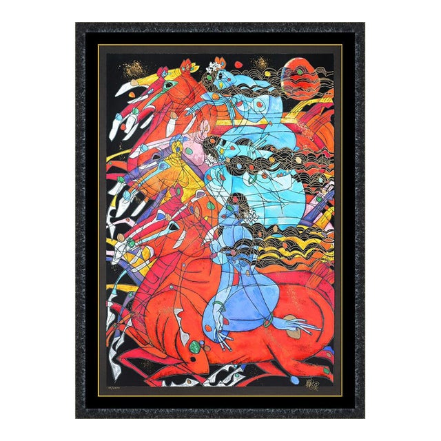1980s Running Horses, Jiang Tiefeng For Sale