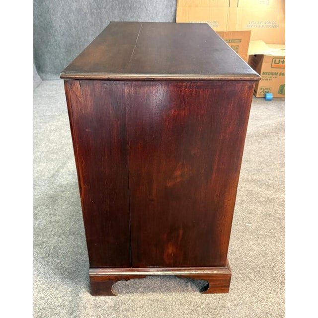Wood 18th Century 5-Drawer Solid Mahogany Chest With Twisted Pulls For Sale - Image 7 of 15