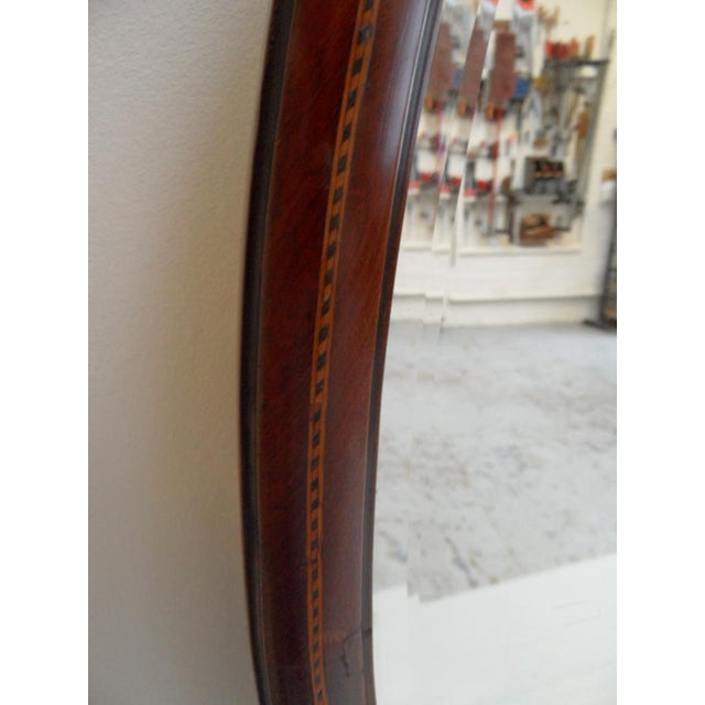 Antique Mirror in Mahogany For Sale - Image 3 of 8