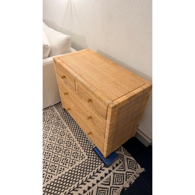 Tan Hayes 4 Drawer Mini Dresser For Sale - Image 8 of 9