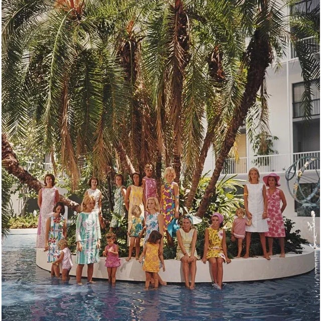 Young society (1964) limited estate stamped - giant (photo by slim aarons) young matrons of palm beach, florida. Most of...