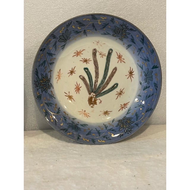 Antique Late 19th Century Oriental Bowls With Peacock - a Pair For Sale - Image 6 of 9