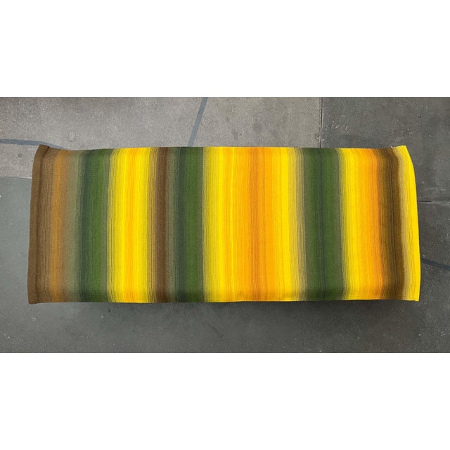 Mid-Century Modern Mid-Century Modern Wool Wall Hanging Tapestry with Rentukka Colors Design by Ulpu Räty, Tampere, Finland, 1960s For Sale - Image 3 of 18