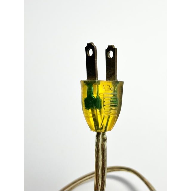 1960s Matson Ormolu Gold “Dogwood Flower & Bird” Electric Desk Clock For Sale - Image 12 of 12