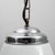 1920s French Art Deco Glass Pendant With Chrome Fitting For Sale In Greensboro - Image 6 of 18