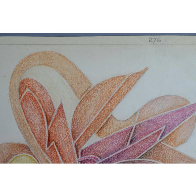 1950s Fritz Klee, Abstract Composition, Germany, 1955, Drawing For Sale - Image 5 of 17