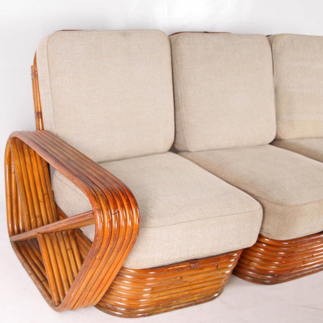 Rattan Sofa from Paul Frankl, 1970s For Sale - Image 12 of 18