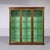 Green Matching Pair of Antique Glazed Display Cabinets | Circa 1860 For Sale - Image 8 of 18
