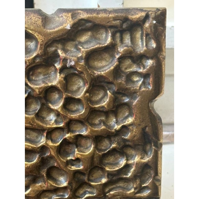 Vintage Mirror with Bronze Frame, 1970s For Sale - Image 9 of 11