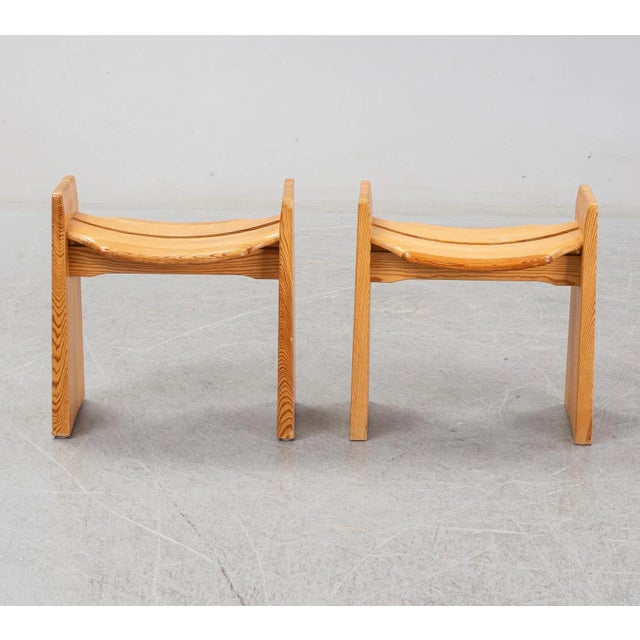 1970s Vintage Gilbert Marklund Stools - a Pair For Sale - Image 4 of 7
