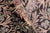 Black Shabby Chic Pak-Persian Black/Green Wool Round Rug - 8'1'' X 8'6'' For Sale - Image 8 of 9