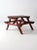Mid 20th Century Vintage Children's Picnic Table For Sale - Image 5 of 11