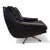ESA 802 Lounge Chair in Black Leather from Werner Langenfeld, 1970s For Sale - Image 4 of 18