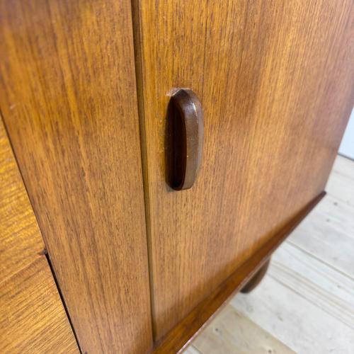 Brown Vintage Teak Sideboard Mid-Century Modern Credenza 1960s For Sale - Image 8 of 12