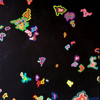 Susan Bleakley Small Forms. Abstract Contemporary Mixed Media Painting 2015 For Sale