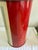 Red Vintage Chinoiserie Style Asian Paper Wrapped Umbrella Stand With Portrait Motif For Sale - Image 8 of 10