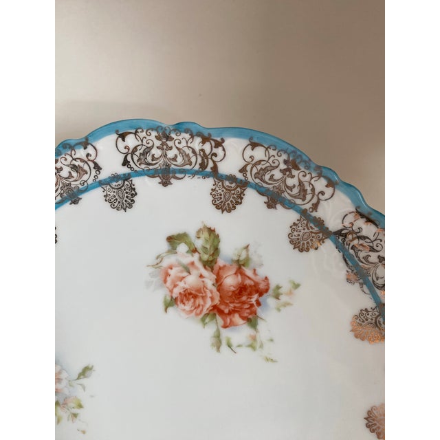 Hand Painted Porcelain Plates, Austria, Set/9, C. 1900 For Sale - Image 9 of 9