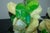 Glass Rock Lamp Sculptures in Yellow & Green For Sale In Atlanta - Image 6 of 9