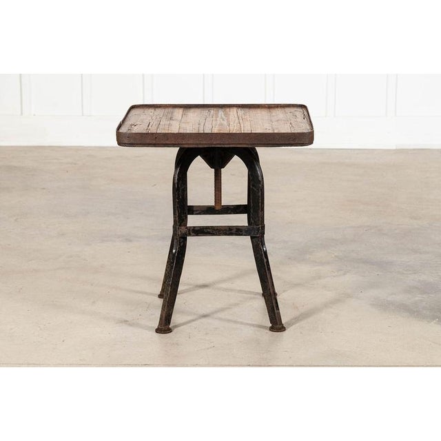 Late 19th Century 19th Century English Iron and Pine Artist Sculpture Stand, 1890 For Sale - Image 5 of 14