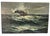 Painting – Mid-Century Impressionist Seascape With Crashing Waves & Seagulls (1969) For Sale - Image 12 of 12